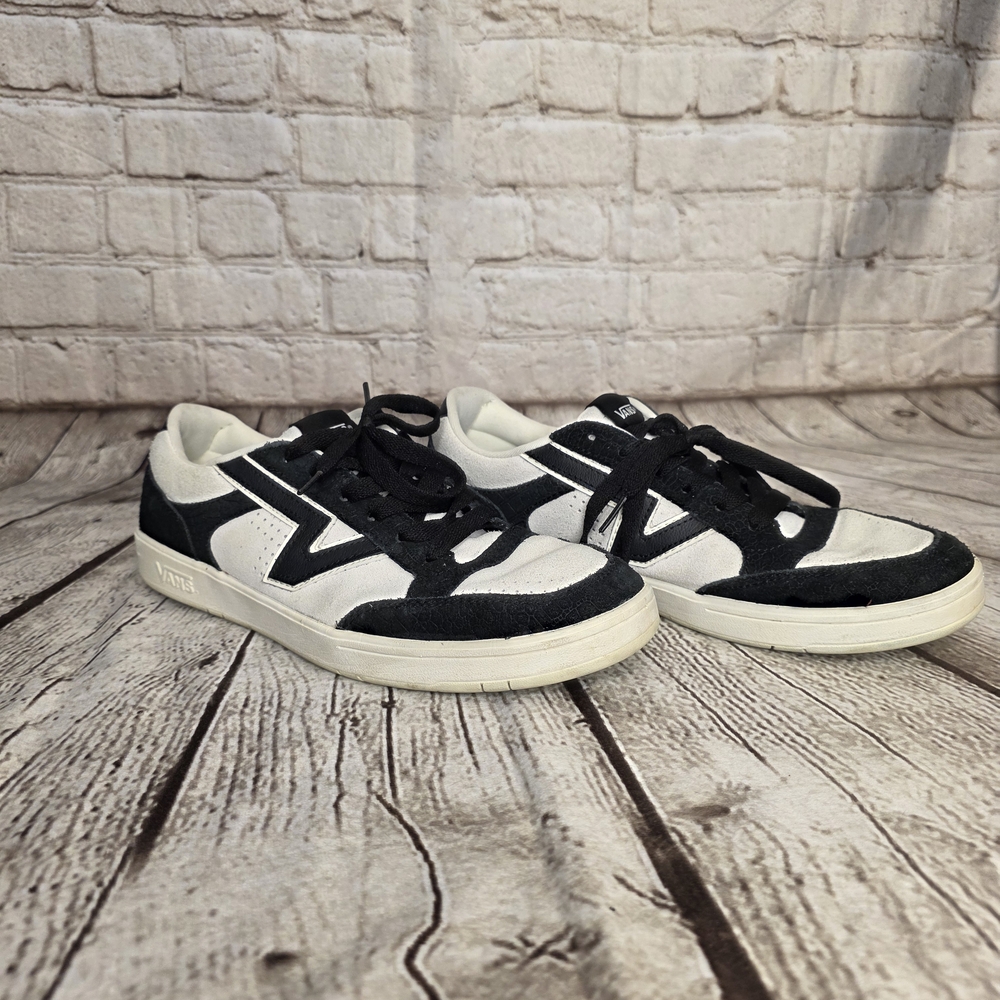 Vans Black and White Retro Skate Sneakers